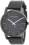 Buy Shop Calvin Klein City Quartz Black Dial Black Leather Strap Watch for Men - K2G2G4C1 USA Online
