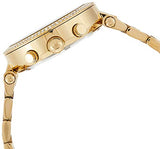 Buy Shop Michael Kors Parker Chronograph Green Dial Gold Steel Strap Watch for Women - MK6263 USA Online