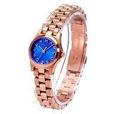 Buy Shop Marc Jacobs Henry Dinky Blue Dial Rose Gold Steel Strap Watch for Women - MBM3204 USA Online