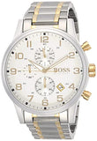Buy Shop Hugo Boss Areoliner Chronograph White Dial Two Tone Steel Strap Watch for Men - 1513236 USA Online