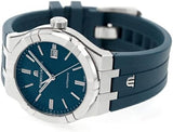 Maurice Lacroix Aikon Automatic Date Blue Dial Blue Silicone Strap Watch For Men - AI6008-SS000-430-4