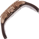 Buy Shop Fossil Nate Chronograph Gold Dial Brown Leather Strap Watch for Men - JR1495 USA Online