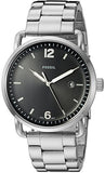 Buy Shop Fossil The Commuter Black Dial Silver Steel Strap Watch for Men - FS5391 USA Online