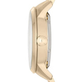 Buy Shop Fossil Townsman Chronograph Skeleton Gold Dial Gold Steel Strap Watch for Men - ME1137 USA Online