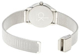Buy Shop Calvin Klein Minimal Grey Dial Silver Mesh Bracelet Watch for Men - K3M52154 USA Online