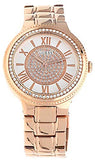 Buy Shop Guess Madison Diamonds White Dial Rose Gold Steel Strap Watch for Women - W0637L3 USA Online