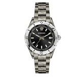 Buy Shop Versace Hellenyium Quartz Black Dial Grey Steel Strap Watch For Men - VE3A00620 USA Online