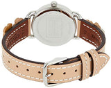 Buy Shop Coach Perry White Dial Brown Floral Leather Strap Watch for Women - 14502873 USA Online