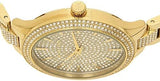 Buy Shop Michael Kors Slim Runway Crystals Gold Dial Gold Steel Strap Watch for Women - MK3632 USA Online