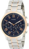 Buy Shop Guess Hendrix Chronograph Blue Dial Two Tone Steel Strap Watch for Men - W1309G4 USA Online