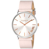 Buy Shop Coach Perry White Dial Pink Leather Strap Watch for Women - 14503118 USA Online