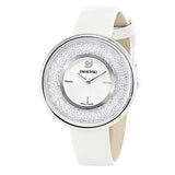 Buy Shop Swarovski Crystalline Pure White Dial White Leather Strap Watch for Women - 5275046 USA Online
