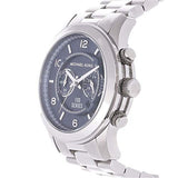 Buy Shop Michael Kors Stop Hunger Chronograph Blue Dial Silver Steel Strap Watch for Men - MK8314 USA Online