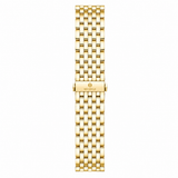 Buy Shop Michele Serein Silver Dial Gold Steel Strap Watch for Women - MWW21B000031 USA Online
