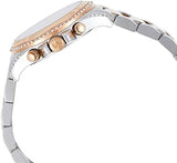 Buy Shop Michael Kors Blair Chronograph Black Dial Two Tone Steel Strap Watch For Women - MK6093 USA Online