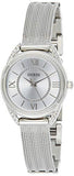 Buy Shop Guess Whisper Silver Dial Silver Mesh Bracelet Watch for Women - W1084L1 USA Online