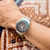 Buy Shop Fossil FB-01 Chronograph Black Dial Silver Steel Strap Watch for Men - FS5827 USA Online