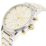 Hugo Boss Areoliner Chronograph White Dial Two Tone Steel Strap Watch for Men - 1513236