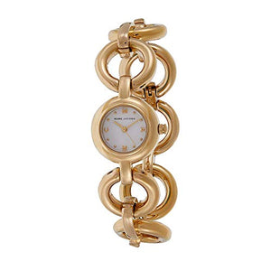 Buy Shop Marc Jacobs Rock White Dial Gold Steel Strap Watch for Women - MBM3005 USA Online