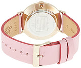 Buy Shop Coach Perry Floral Motif Fawn Dial Pink Leather Strap Watch for Women - 14503442 USA Online