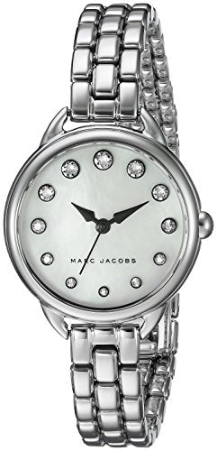 Buy Shop Marc Jacobs Betty Mother of Pearl White Dial Silver Steel Strap Watch for Women - MJ3510 USA Online