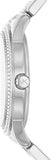 Buy Shop Michael Kors Tibby Chronograph Silver Dial Silver Steel Strap Watch For Women - MK7294 USA Online