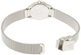 Buy Shop Calvin Klein Minimal Grey Dial Silver Mesh Bracelet Watch for Women - K3M2312X USA Online