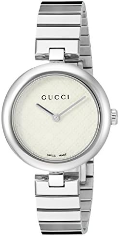 Buy Shop Gucci Diamantissima Quartz White Dial Silver Steel Strap Watch For Women - YA141402 USA Online