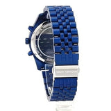 Michael Kors Lexington Chronograph Blue Dial Blue Steel Strap Watch For Men - MK8791