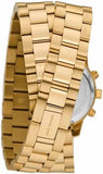 Buy Shop Michael Kors Runway Chronograph Analog Gold Dial Gold Steel Strap Watch for Women - MK7452 USA Online