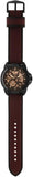 Buy Shop Fossil Bronson Automatic Skeleton Black Dial Brown Leather Strap Watch for Men - ME3219 USA Online