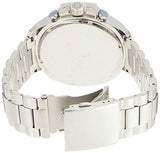 Buy Shop Diesel Mega Chief Chronograph Blue Dial Silver Steel Strap Watch For Men - DZ4465 USA Online