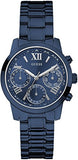 Buy Shop Guess F14 Chronograph Analog Blue Dial Blue Steel Strap Watch For Women - W0448L5 USA Online