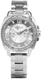 Buy Shop Coach Mini Boyfriend Diamonds Silver Dial Silver Steel Strap Watch for Women - 14501699 USA Online