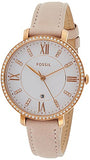Buy Shop Fossil Jacqueline White Dial Pink Leather Strap Watch for Women - ES4303 USA Online