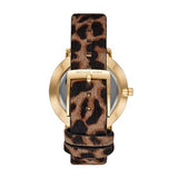 Buy Shop Michael Kors Pyper Three-Hand White Dial Cheetah Print Leather Strap Watch for Women - MK4751 USA Online