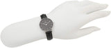 Buy Shop Daniel Wellington Classic Petite Sheffield Black Dial Black Leather Strap Watch For Women - DW00100236 USA Online