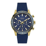 Buy Shop Guess Fuel Chronograph Blue Dial Blue Rubber Strap Watch for Men - W0802G2 USA Online