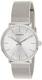Buy Shop Calvin Klein White Dial Silver Mesh Bracelet Watch for Women - K8M21126 USA Online