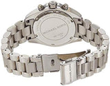 Buy Shop Michael Kors Bradshaw Chronograph Blue Dial Silver Steel Strap Watch For Women - MK6098 USA Online