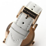 Buy Shop Burberry The City White Dial White Leather Strap Watch for Women - BU9108 USA Online