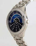 Buy Shop Michael Kors Lauryn Blue Dial Silver Steel Strap Watch for Women - MK3720 USA Online