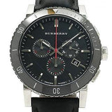 Buy Shop Burberry The City Black Dial Black Leather Strap Watch for Men - BU9382 USA Online
