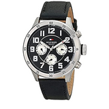 Buy Shop Tommy Hilfiger Sport Chronograph Black Dial Black Leather Strap Watch for Men - 1791050 USA Online