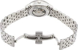 Buy Shop Tissot Carson Premium Automatic Lady Diamonds Silver Dial Silver Steel Strap Watch for Women - T122.207.11.036.00 USA Online