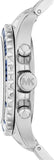 Buy Shop Michael Kors Everest Chronograph Blue Dial Silver Steel Strap Watch For Women - MK7237 USA Online