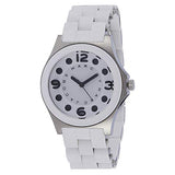 Buy Shop Marc Jacobs Pelly White Dial White Silicone Strap Watch for Women - MBM2503 USA Online