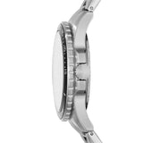 Buy Shop Fossil FB-01 Automatic Skeleton Black Dial Silver Steel Strap Watch for Men - ME3190 USA Online