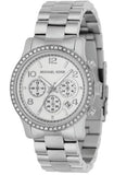 Buy Shop Michael Kors Brinkley Silver Dial with Diamonds Silver Steel Strap Watch for Women - MK5083 USA Online
