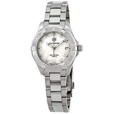 Buy Shop Tag Heuer Aquaracer White Mother of Pearl Dial Watch for Women - WBD1314.BA0740 USA Online